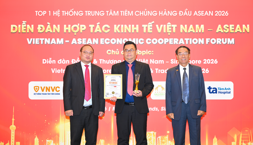 Hệ thống Tiêm chủng VNVC nhận giải thưởng Top 1 khu vực Đông Nam Á - 1