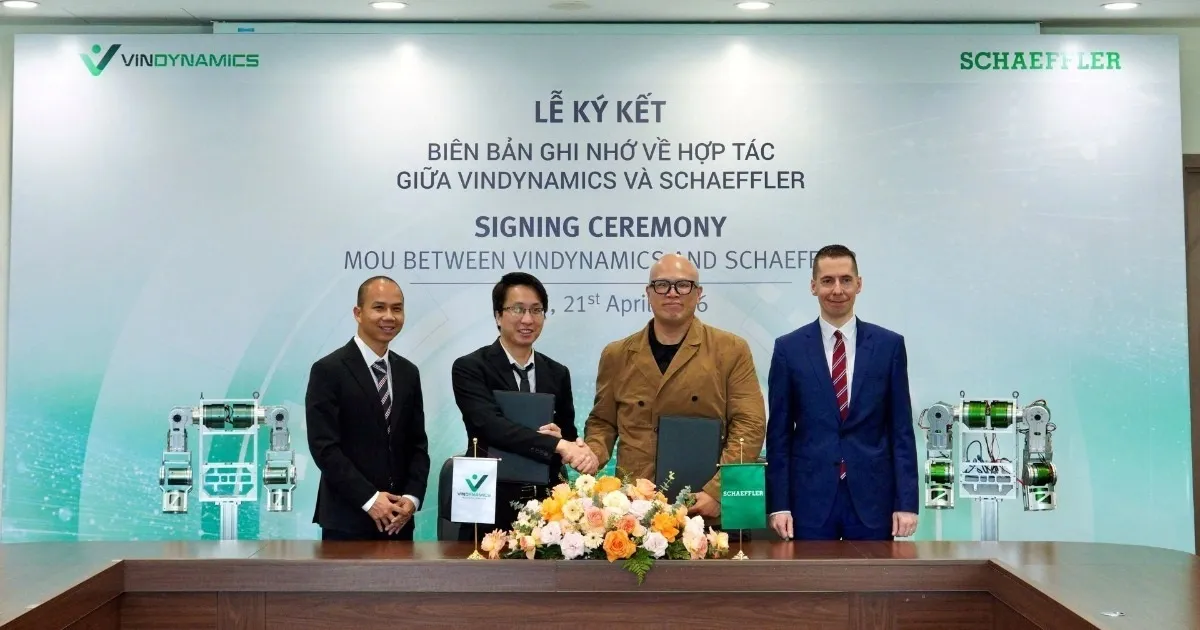 VinDynamics hợp tác Tập đoàn Schaeffler phát triển robot hình người