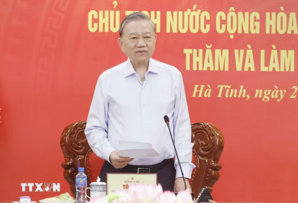 Tổng Bí thư, Chủ tịch nước: Hà Tĩnh khơi dậy khát vọng phát triển, quyết tâm đạt mục tiêu tăng trưởng nhanh, bền vững - 1