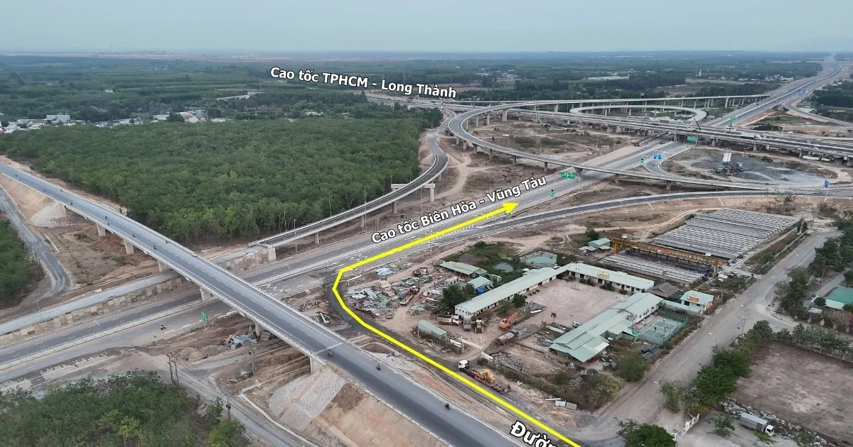 Tuyến đường nhỏ giúp thông cao tốc Biên Hòa - Vũng Tàu
