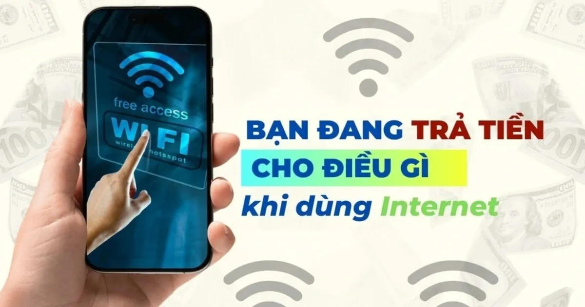 Bạn đang trả tiền cho điều gì khi dùng Internet?