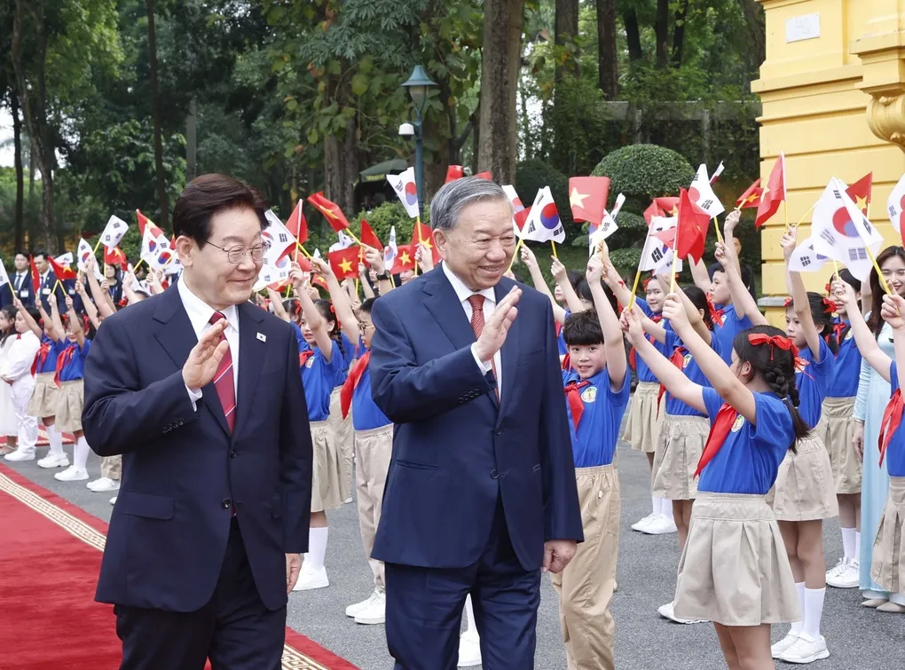 Tổng Bí thư, Chủ tịch nước Tô Lâm chủ trì chiêu đãi Tổng thống Hàn Quốc - 1