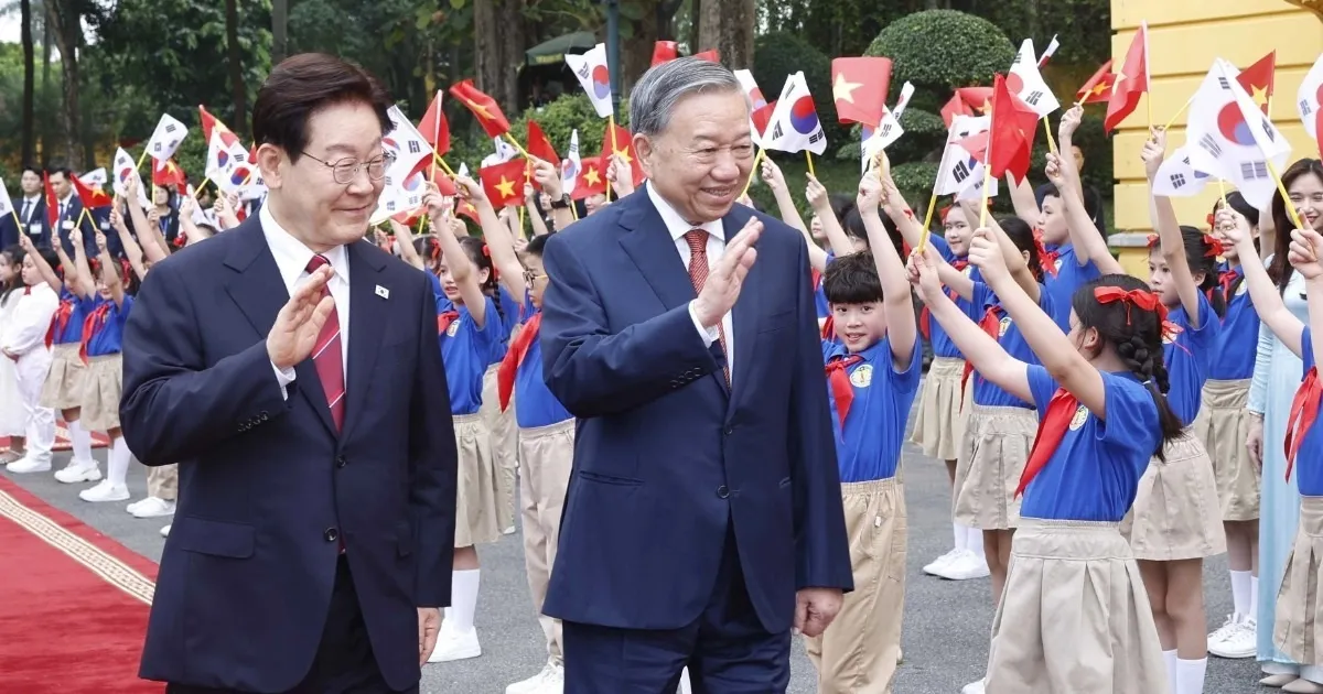 Tổng Bí thư, Chủ tịch nước Tô Lâm chủ trì chiêu đãi Tổng thống Hàn Quốc