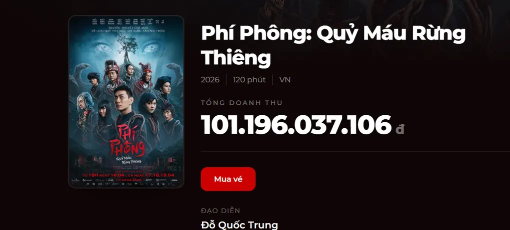 “Phí Phông” đạt 100 tỷ đồng nhanh nhất lịch sử phim kinh dị Việt - 1