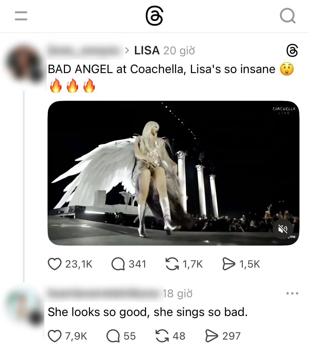 Lisa ở Coachella quá đẹp, nhưng giọng hát thì dở - Ảnh 5.