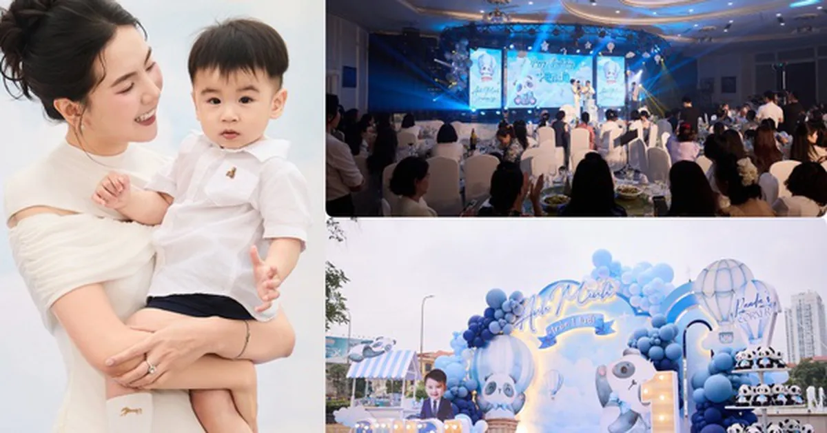Bé Panda tròn 1 tuổi: Tiệc thôi nôi tổ chức tại dinh thự hoành tráng, màn "chốt mic" của quý tử nhà nữ MC gây sốt