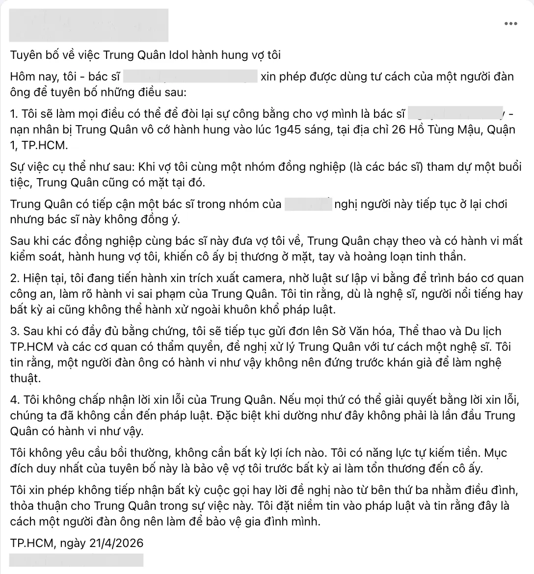 Video: Trung Quân Idol đến thẩm mỹ viện để xin lỗi, mong "có cơ hội được gặp trực tiếp bác sĩ Trường" - Ảnh 3.