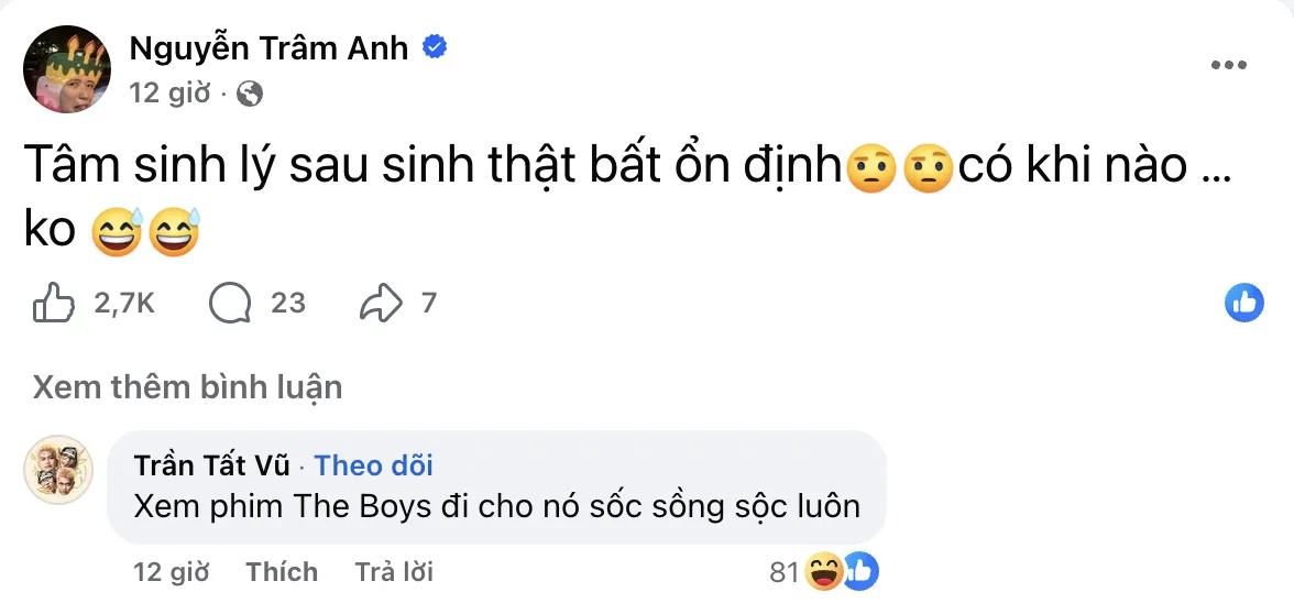 Tình trạng tâm sinh lý của vợ JustaTee sau sinh - Ảnh 1.