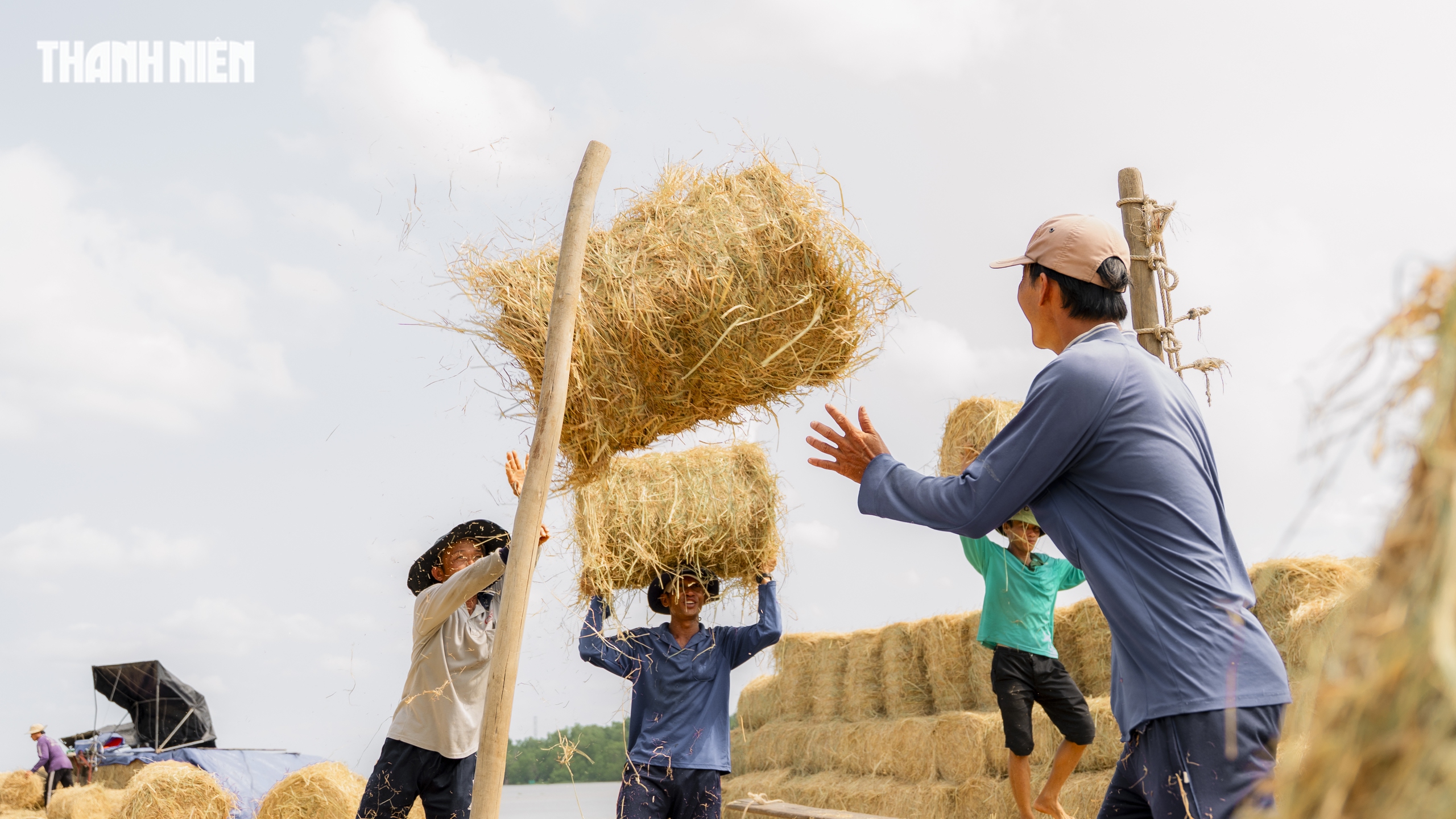 Chợ rơm cuộn Ba Lai: Nơi giao thương Nhộn nhịp và Nụ cười Giữa nắng hè - Ảnh 11.