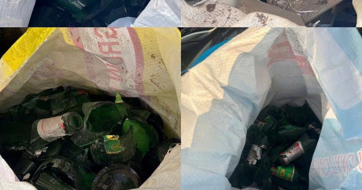 Xử lý người vứt lượng lớn mảnh chai, kính vỡ xuống sông ở Cần Thơ