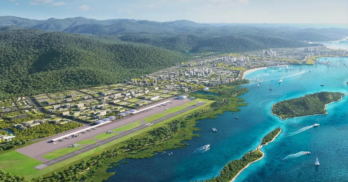 Sân bay Vân Phong có xây dựng hoàn toàn trên biển?