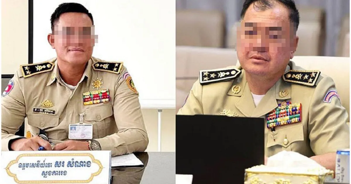 Campuchia bắt 2 tướng bị cáo buộc nhận hối lộ từ nhóm lừa đảo trực tuyến