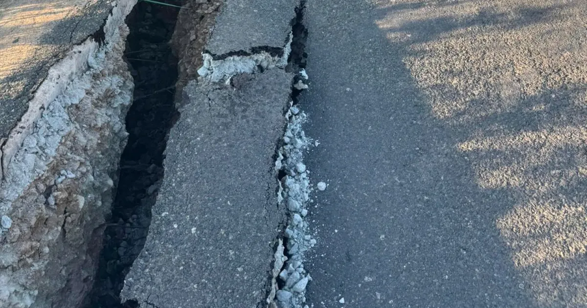 Cà Mau: Lại xảy ra sụt lún đường ở xã Cái Nước