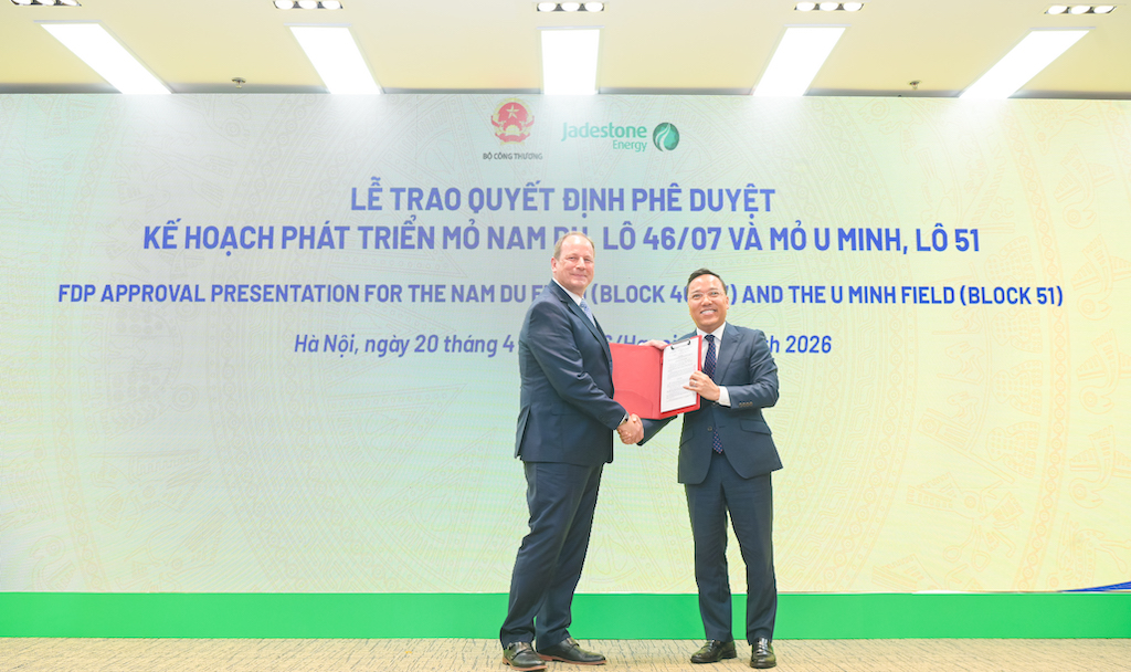 Ký hợp đồng mua bán khí mỏ Nam Du và U Minh, bổ sung 4,2 tỉ m³ khí cho khu vực Tây Nam Bộ - Ảnh 1.