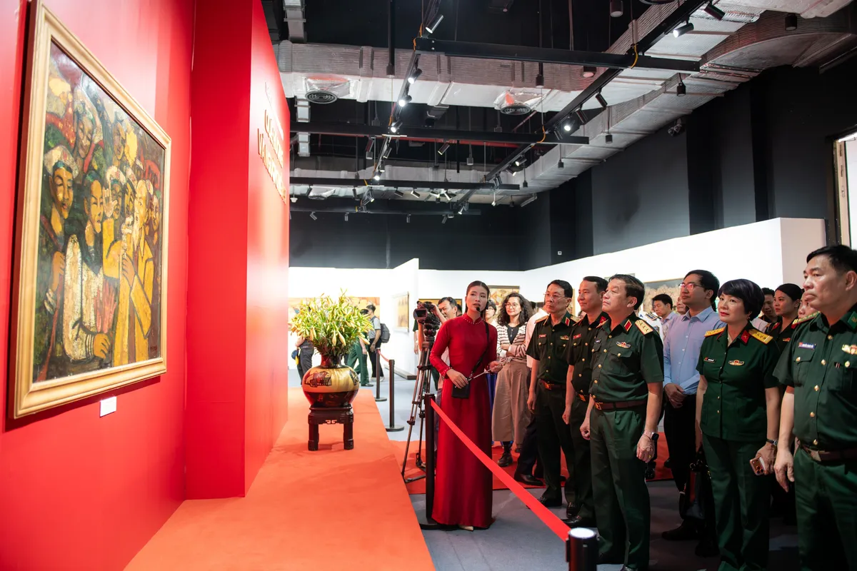 tranh sơn mài - Ảnh 1.