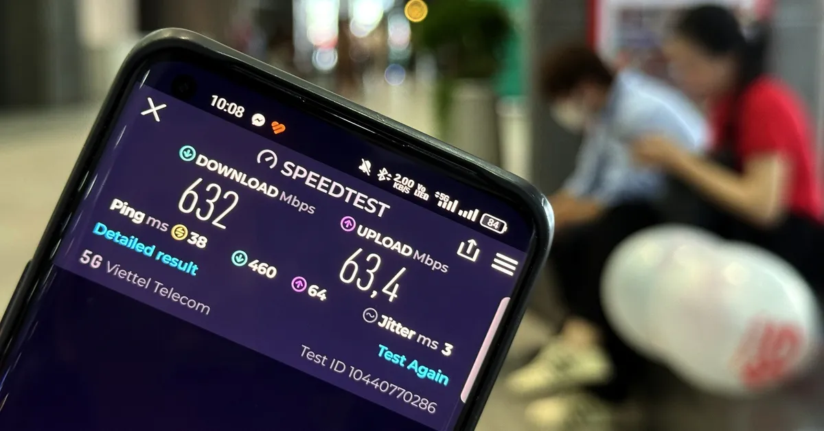 Tốc độ Internet di động Việt Nam vượt Singapore, gần gấp 2 trung bình thế giới