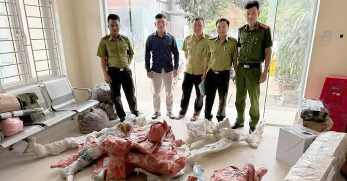 Thu giữ hơn 80kg phôi cây muội hồng chuẩn bị bán ra thị trường