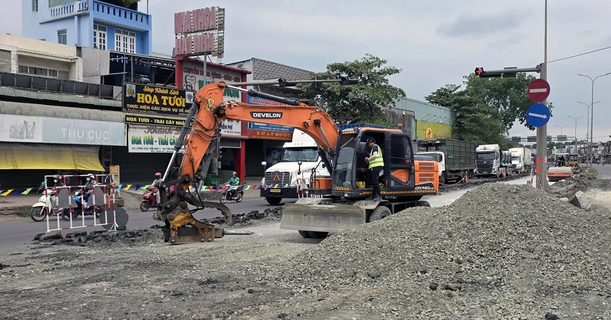 Rút ngắn thời gian sửa chữa quốc lộ 51, thi công cả ngày lẫn đêm