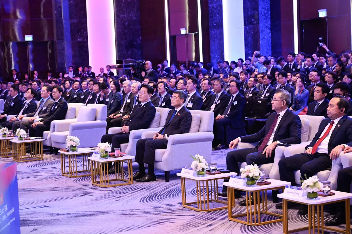 Thủ tướng Lê Minh Hưng: Doanh nghiệp Việt Nam - Hàn Quốc cùng kiến tạo chuỗi giá trị mới - Ảnh 1.