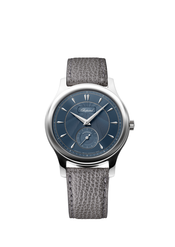 Mẫu L.U.C 1860 Chronometer mang vỏ thép đầu tiên của Chopard. Ảnh: Tam Sơn