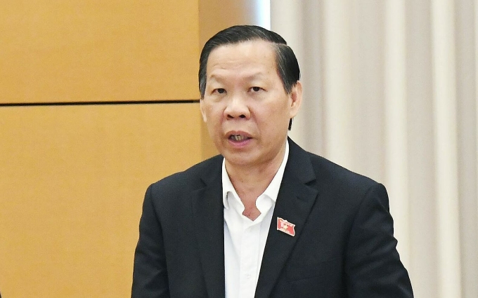 Chủ nhiệm Ủy ban Kinh tế Tài chính Phan Văn Mãi tại phiên họp sáng 20/4. Ảnh: Đại biểu Nhân dân