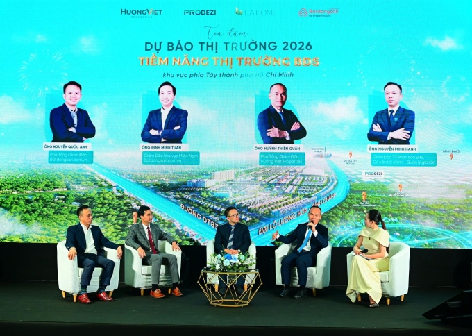 Sự kiện Tiềm năng thị trường Bất động sản khu Tây TP HCM diễn ra ngày 19/4 tại Hà Nội do chủ đầu tư LA Home - Prodezi Long An và Batdongsan phối hợp tổ chức. Ảnh: