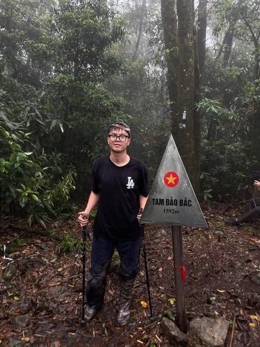 Nam sinh mất tích khi leo núi Tam Đảo. Ảnh: UBND xã Đạo Trù