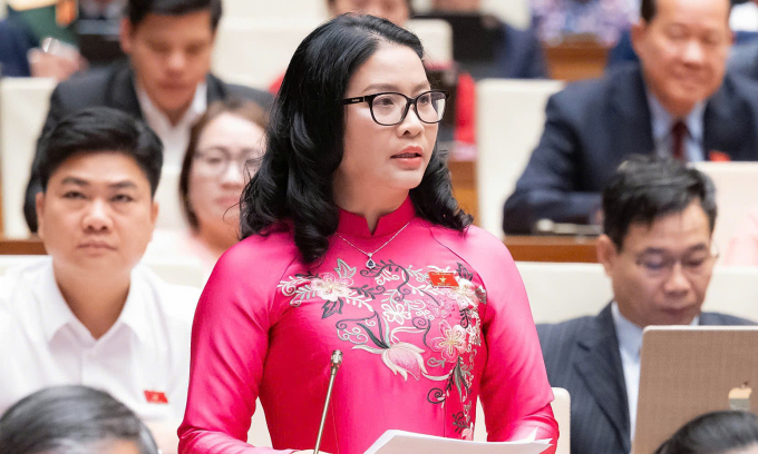 Đại biểu Nguyễn Thị Lan (Giám đốc Học viện Nông nghiệp Việt Nam). Ảnh: Hoàng Phong