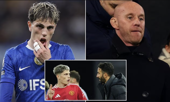 Nicky Butt (phải) nhận thấy những bất thường của Garnacho từ khi ông còn là giám đốc học viện Man Utd. Ảnh: Daily Mail