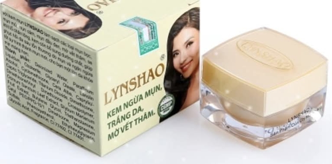 Kem trắng da bị thu hồi. Ảnh chụp màn hình