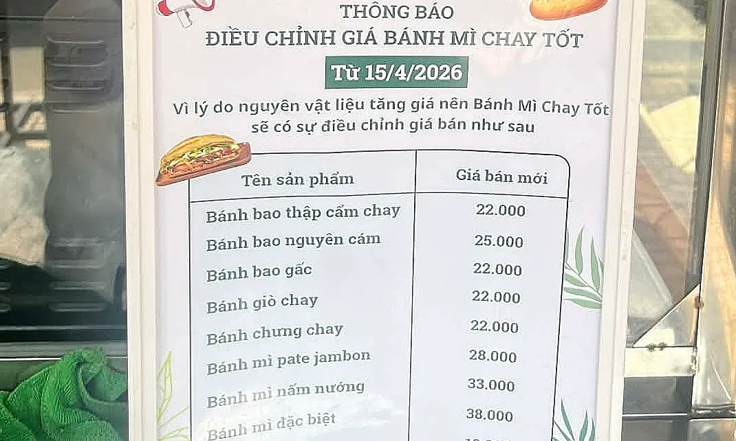 Nhiều hàng quán tiếp tục tăng giá