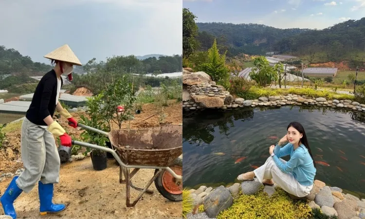 Nông trại ở Đà Lạt của Hoa hậu Bùi Quỳnh Hoa