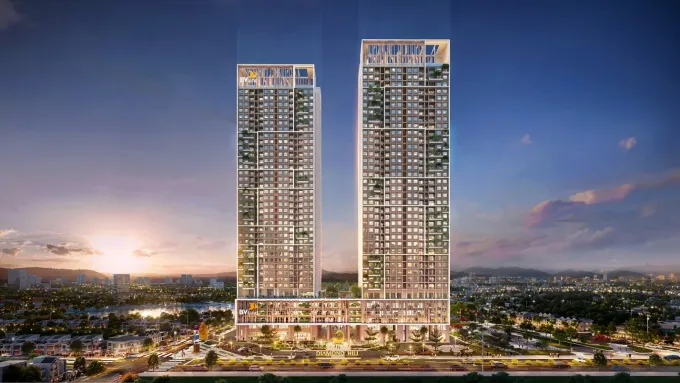 Dự án Diamond Hill Thái Nguyên do BV Land phát triển tại Thái Nguyên.  Ảnh: BV Land