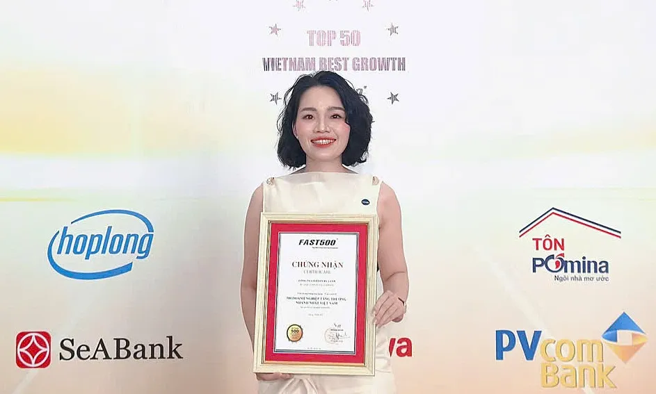 BV Land trong top 500 doanh nghiệp tăng trưởng nhanh nhất Việt Nam 2026