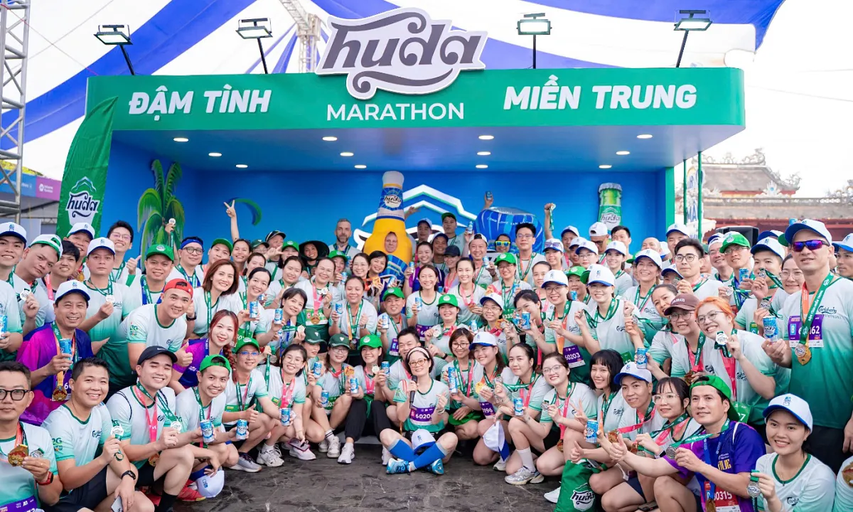 Carlsberg Việt Nam 5 năm đồng hành VnExpress Marathon Huế