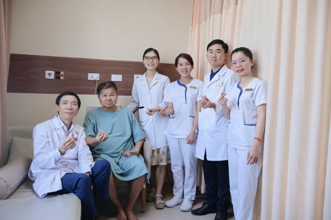 Bệnh nhân bình phục tốt sau một tuần phẫu thuật, khép lại hành trình điều trị với kết quả vượt kỳ vọng ban đầu. Ảnh: Vinmec Cần Thơ