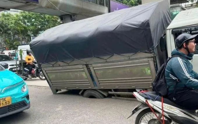 Hiện trường vụ việc. Ảnh: Xuân Hoa